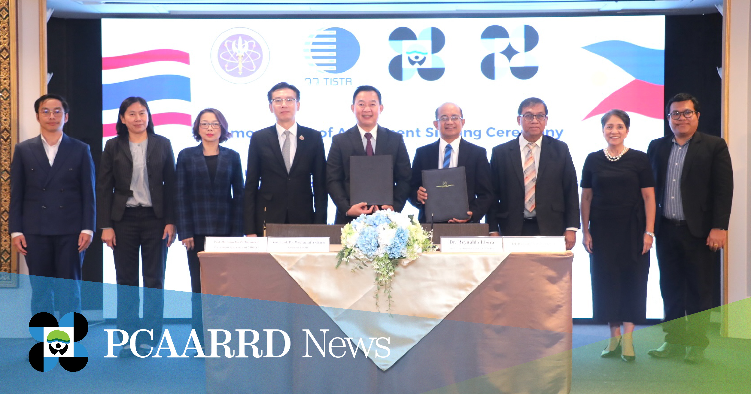 DOST-PCAARRD and TISTR establish agricultural collaboration towards AANR research and development advancement
